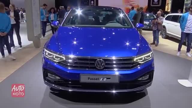 全部大众帕萨特R-Line亮相海外车展，外观和内饰都有升级