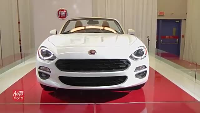 车展实拍2019款菲亚特敞篷跑车，这车你见过吗？