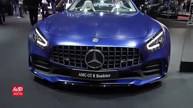 全新奔驰AMG GT-R跑车亮相海外车展，感觉这台车太帅了