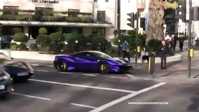 外国街头实拍魅力十足的个性超跑