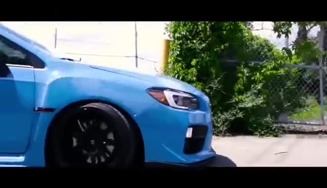 日系性能车斯巴鲁WRX，低趴加超大