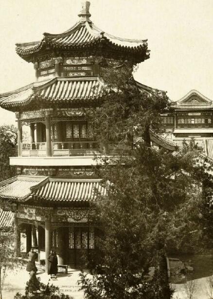 清朝时期拍摄的中国古建筑可以按照片重建