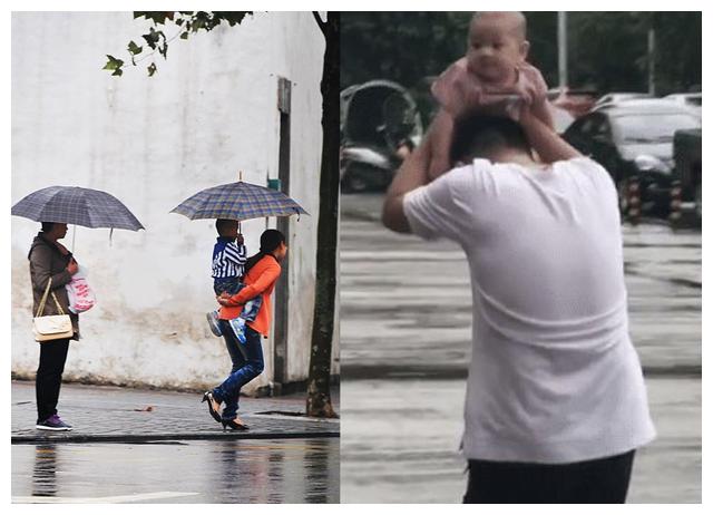 雨天妈妈接娃感动路人，雨天爸爸接娃，网友：确认过眼神，是亲爹