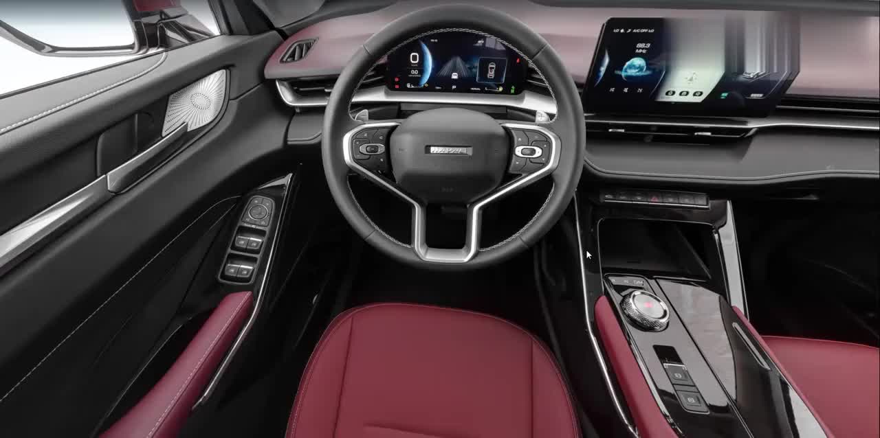 实拍2021款哈弗H6第三代15两驱，内饰满满科技感，顶配不到13万