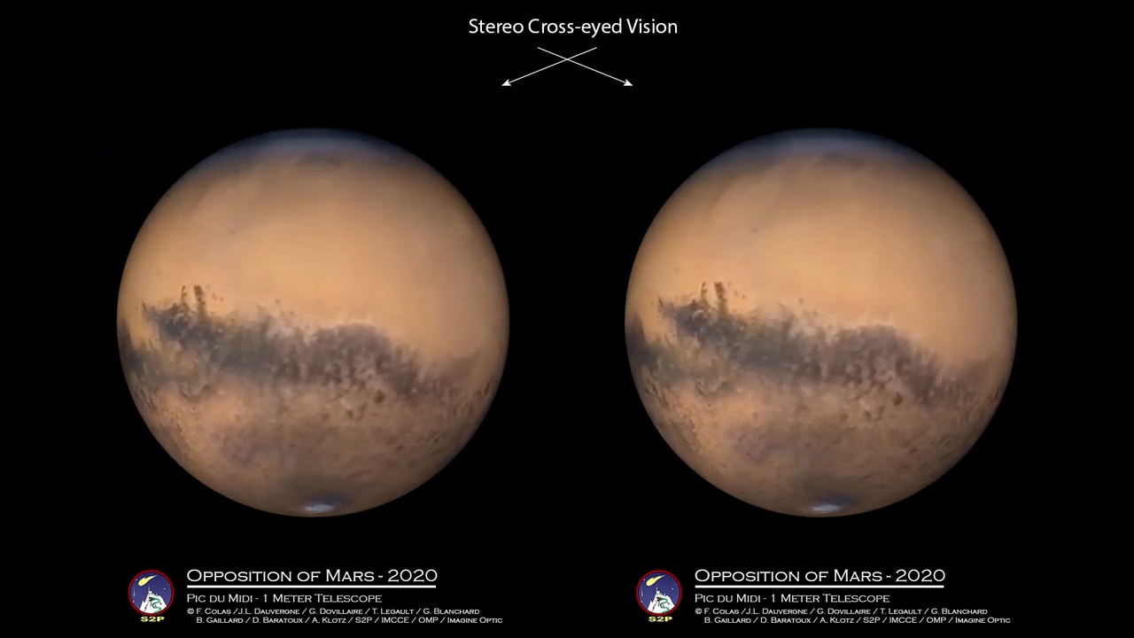 这就是1米望远镜拍摄到的火星全貌