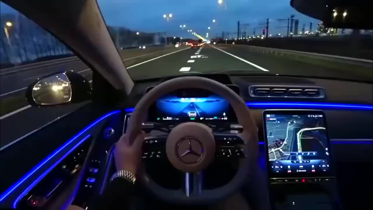 奔驰全新s级看到这样的内饰我羡慕了