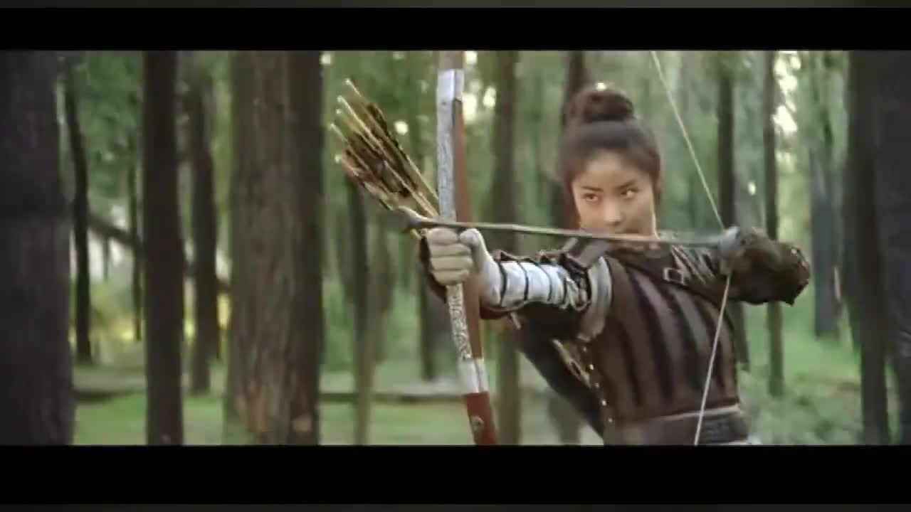 公主与将军比试射箭,完败