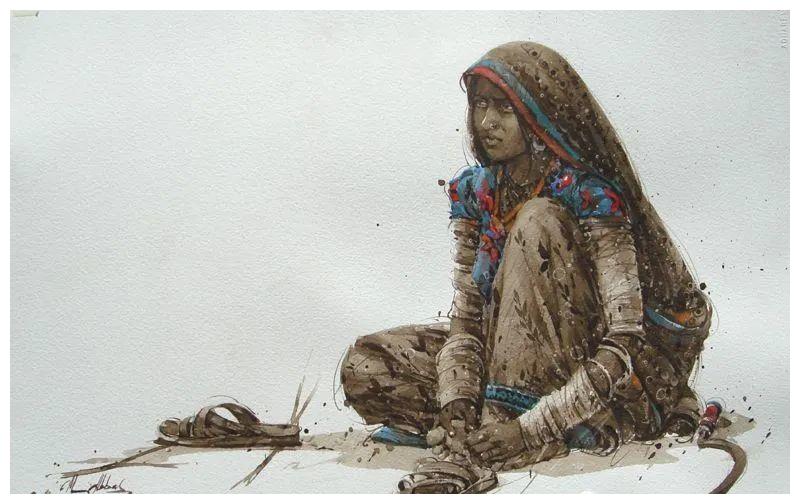 巴基斯坦alisyedabbas绘画作品