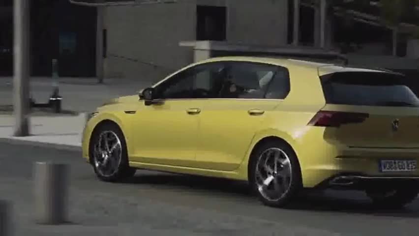 全新高尔夫8实车展示，延续了大众车标带字母的霸气！