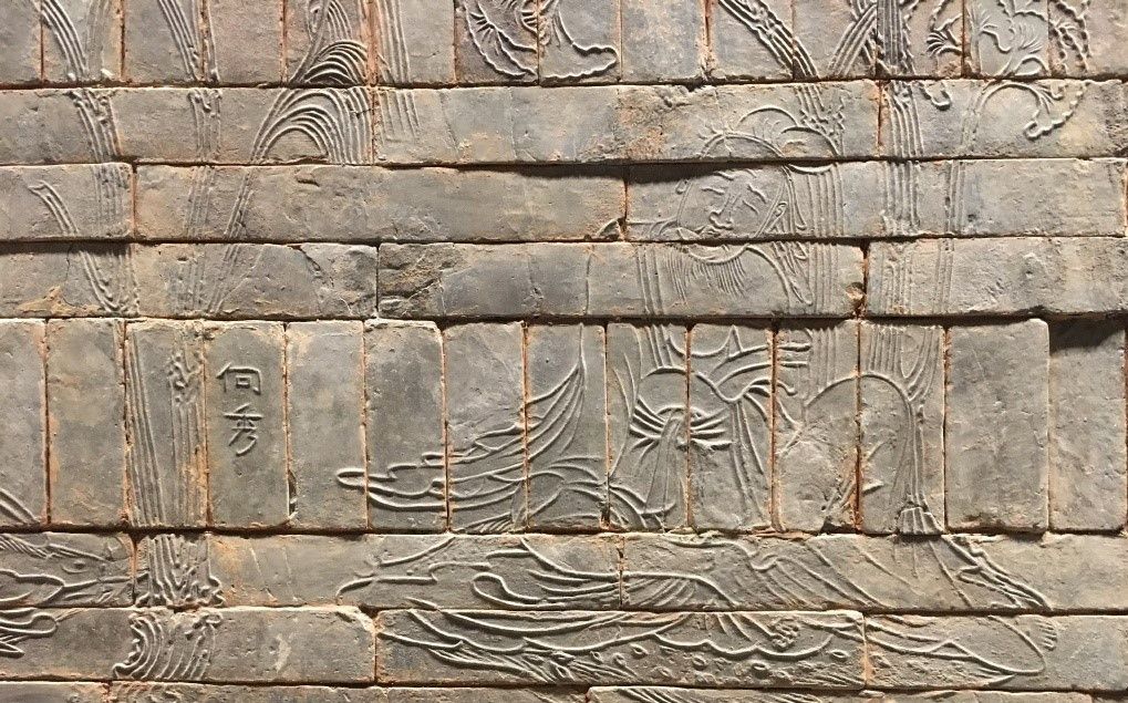 竹林七贤和荣启期砖画,南京博物院上《国家宝藏》的文物