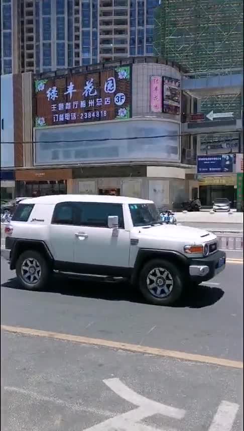 陆地巡洋舰弟弟小钢炮4.0排量，暴脾气冲到客天下