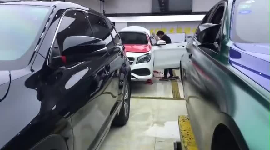 贴膜美容养护爱车