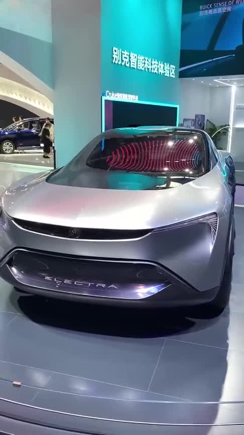 别克新能源概念车“Electra”亮相，独特的外观十分具有科技感