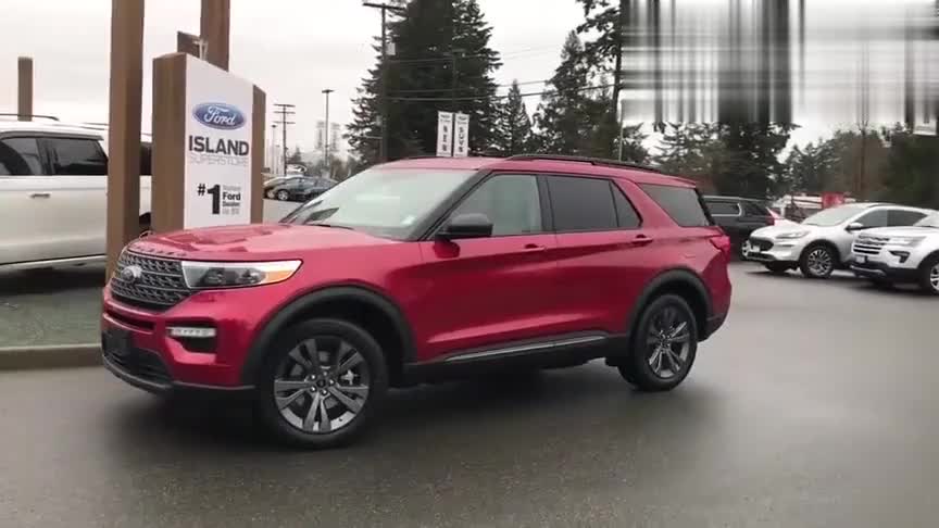 2021款福特探险者到货实拍，按下钥匙开启后备箱，买不买自己定