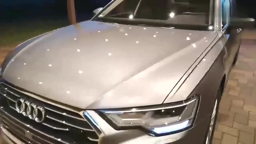 实拍2021款奥迪A6L外观内饰