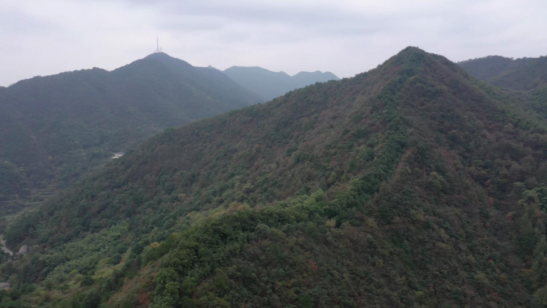 游览韶山峰观看虎歇坪王君植湖南航拍分享