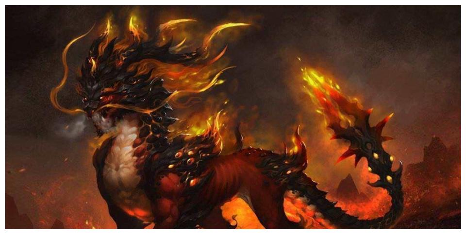 上古神话中的八大异兽之王,蛇王腾蛇,虎王陆吾,龙王排