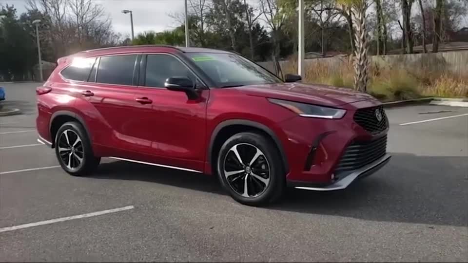 高清实拍2021款丰田汉兰达运动版，2+2+3布局，不要太喜欢了！