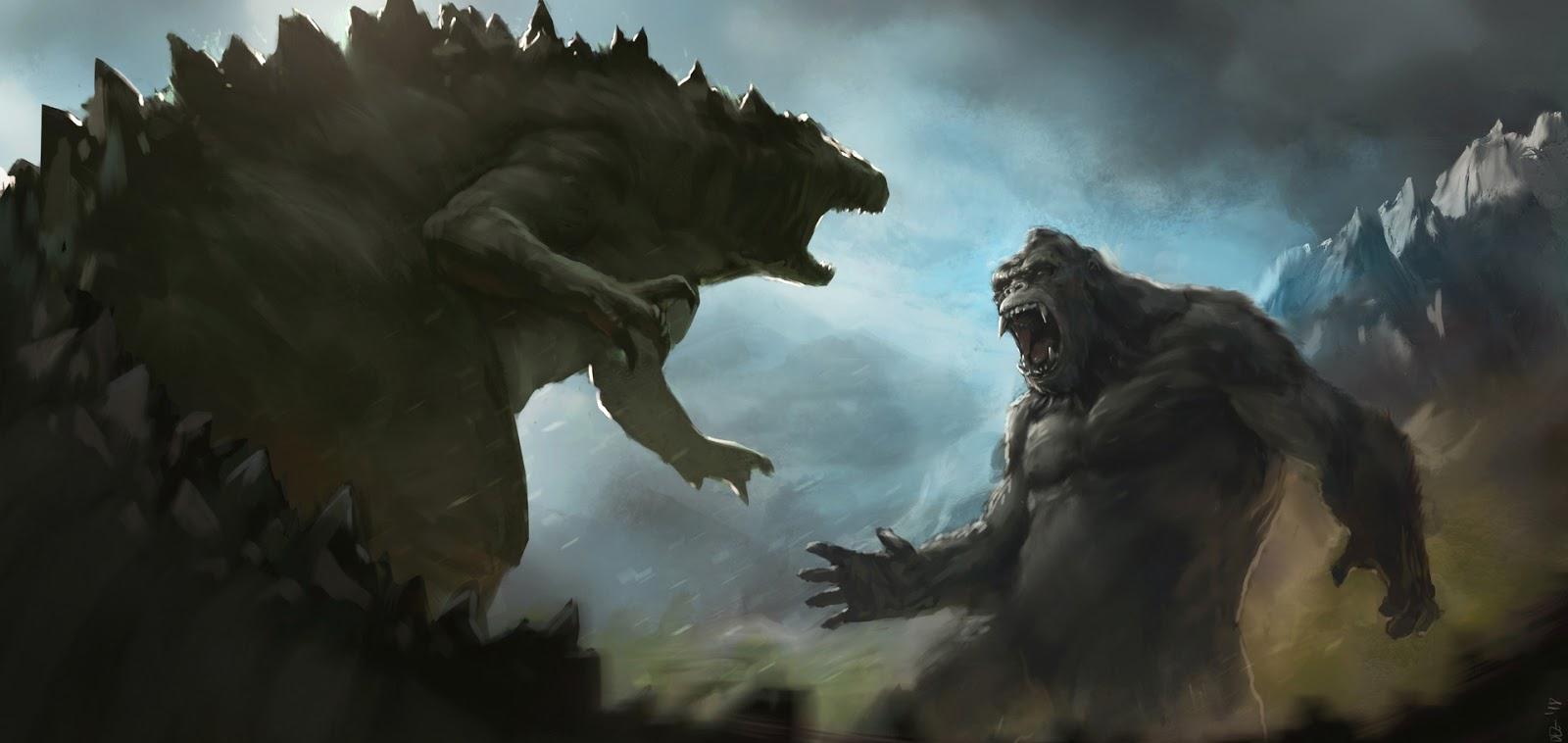 《哥斯拉大战金刚》曝光首张宣传照两巨兽在航母上打架