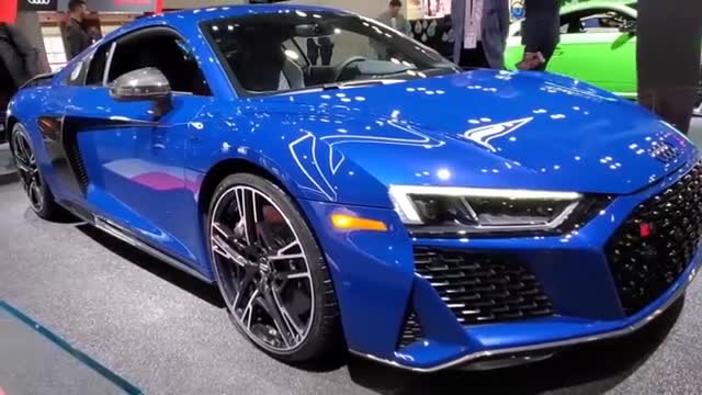 全新2020奥迪R8V10性能，纽约国际车展