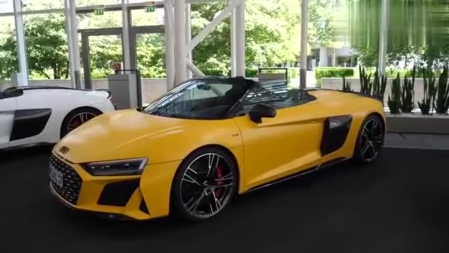 2020款欧版奥迪R8到店实拍，看了一圈还是硬顶版最帅！