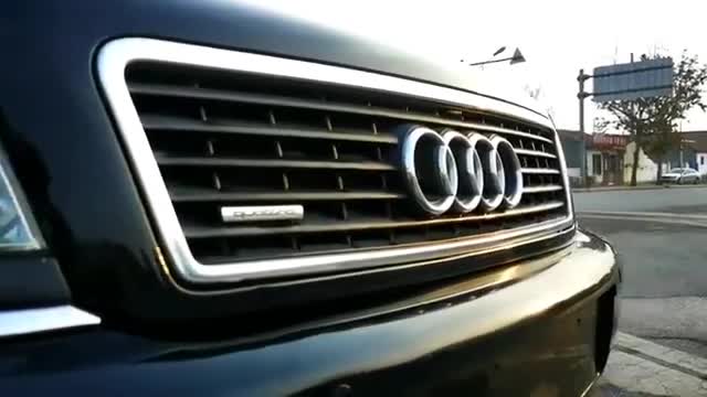 实拍奥迪A8L外观及内饰展示