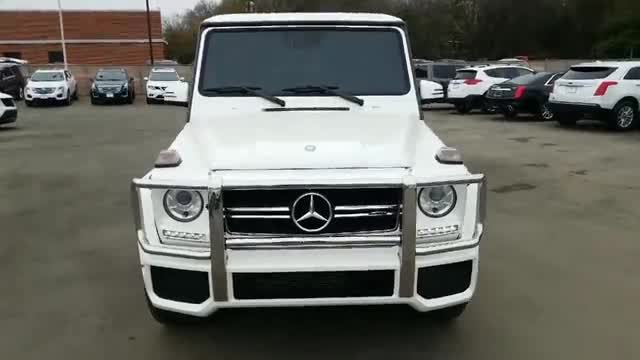 男人都想拥有的一辆车！实拍全新奔驰G63白色版，太帅了
