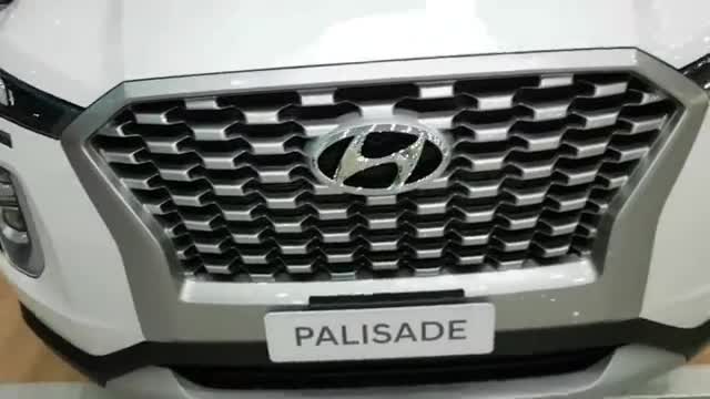 现代大型SUV，2020款现代Palisade到店实拍，外观和内饰展示