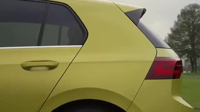 尾部细节展示，全新一代大众高尔