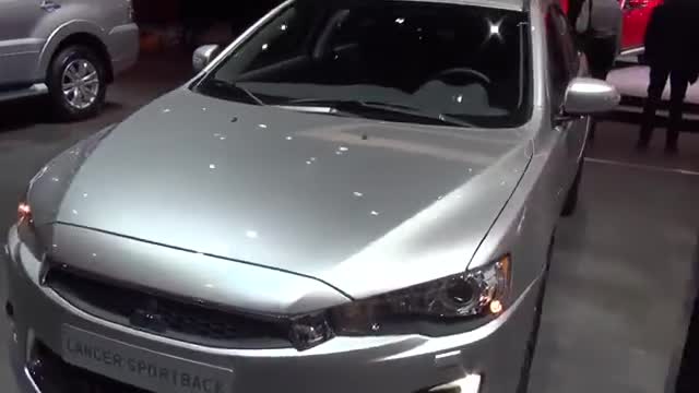 车展实拍三菱Lancer Sportback，土豪们觉得这台