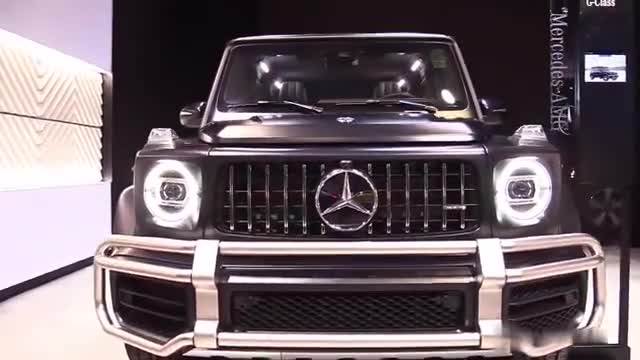 车展实拍全新奔驰AMG G63豪华越野车细节，这车也太酷了