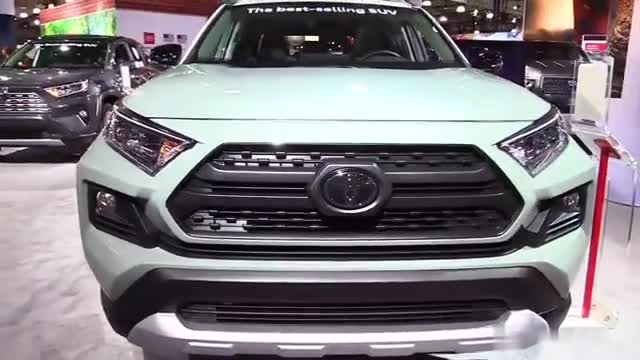 2019款丰田RAV4越野车亮相海外车展，改款后外形很大气
