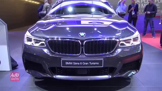 车展实拍2019款宝马640d,感觉这车比5系好很多