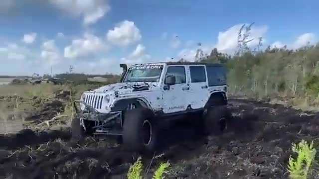 越野车的真正的魅力展示，真的非