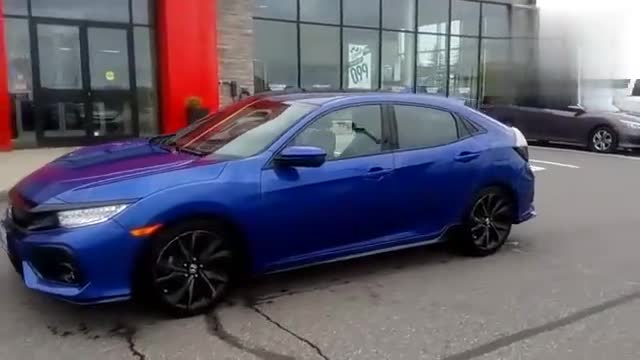 思域的两厢掀背运动版，实拍本田