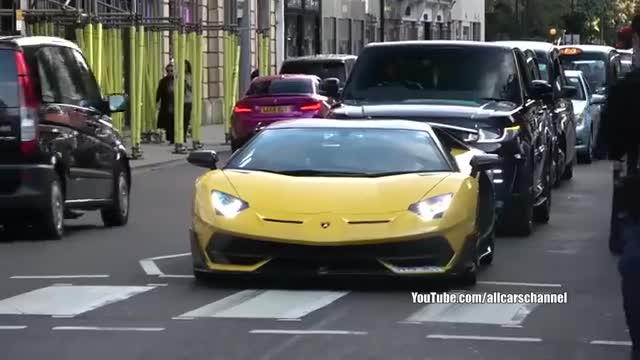 实拍国外道路豪华跑车令人难忘