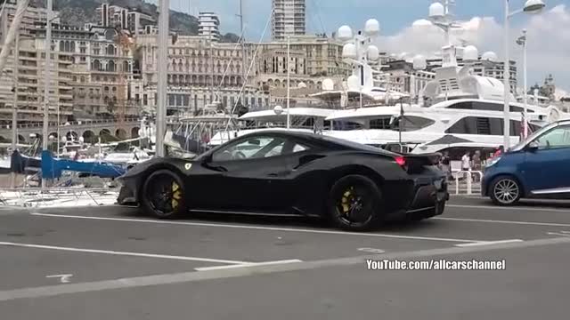 实拍豪华跑车车身细节帅气的前