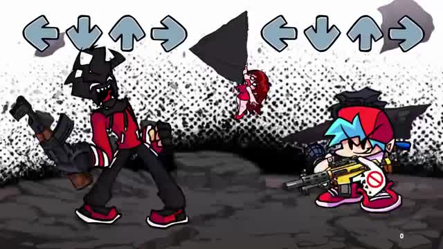 fnf黑色星期五之夜有趣的mod虚空恶魔与男友激情互射