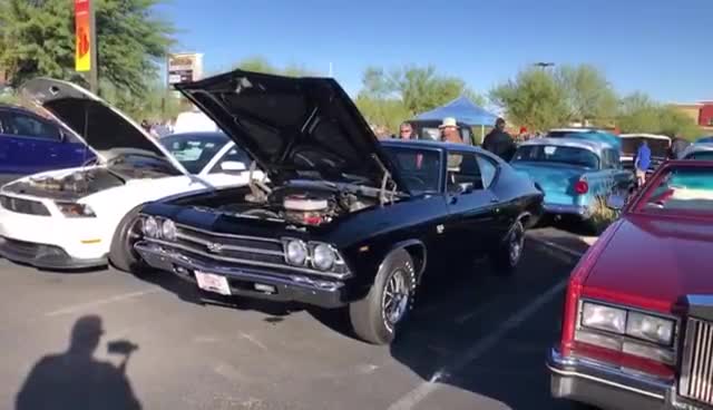 外国经典汽车展示实拍，都是有年