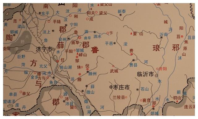 从几张老地图带你了解枣庄从夏商到汉朝的区域变迁