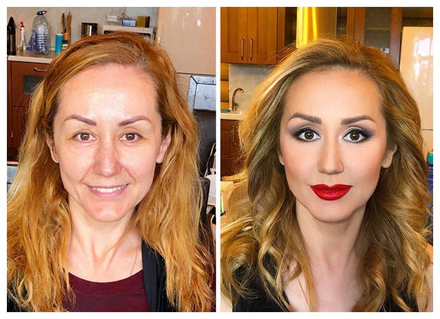 化妆师到底有多厉害,化妆前后对比,大妈秒变青春美少女