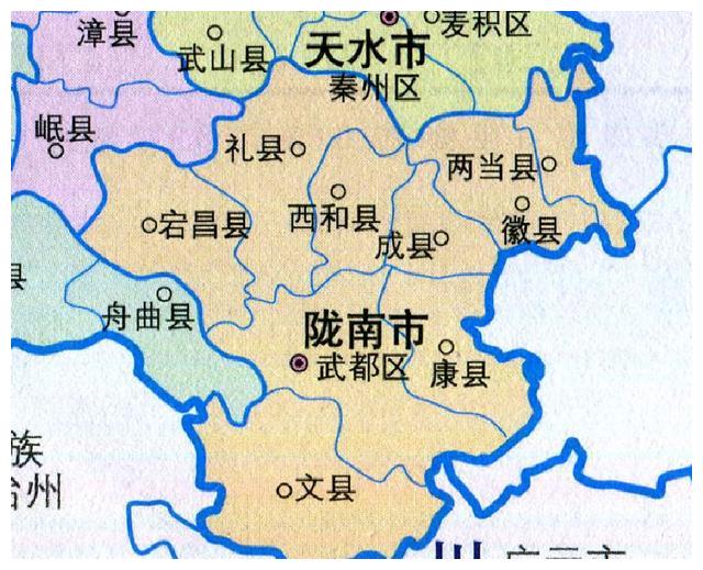 陇南9区县人口一览:武都区54.66万,宕昌县25.49万