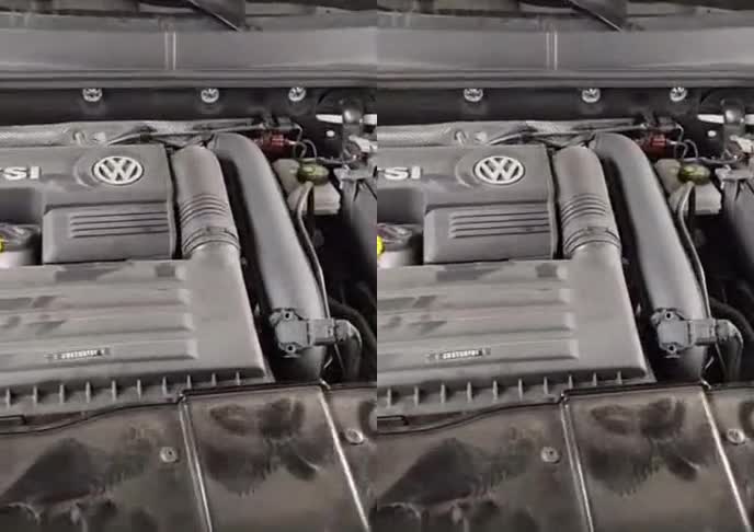 保养完出去了一趟！回头车主说少了两颗螺丝！贴近一看！我认了