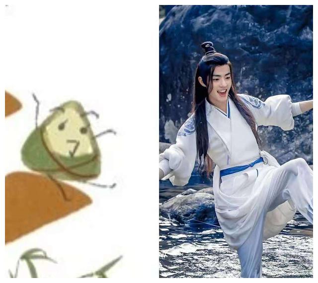 肖战画的端午粽子是自己的角色,可爱又有意义