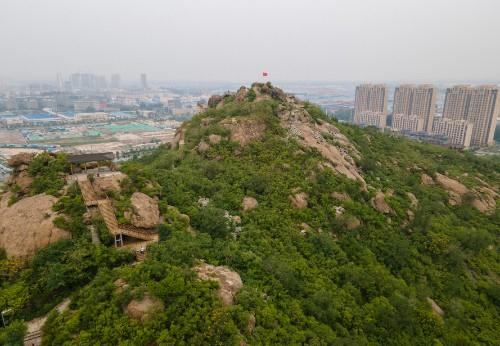 济南药山山体公园,九个山头形态各异,休闲游玩好去处