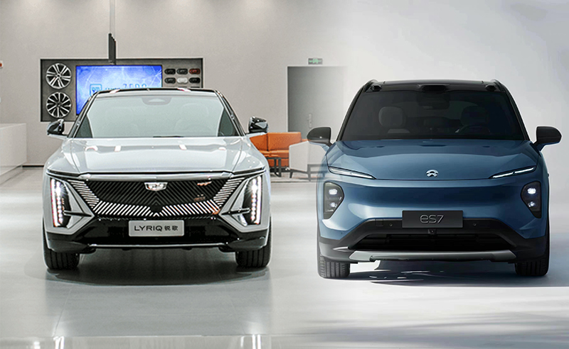 40万+级豪华智能纯电SUV,凯迪拉克LYRIQ锐歌和蔚来ES7怎么选?