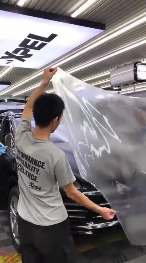 保时捷贴透明车衣，豪车的壕气