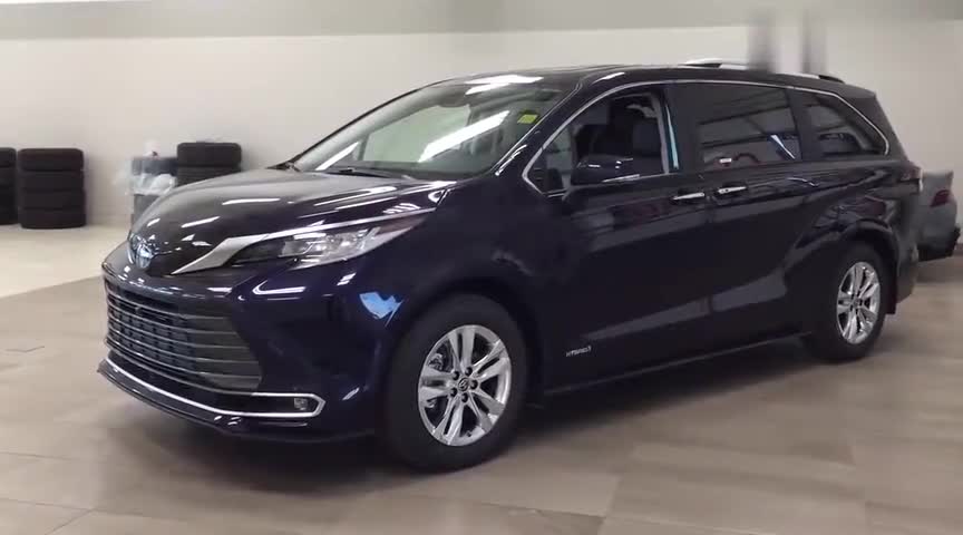 2021款丰田塞纳入库实拍，颜值高空间大，还是混动的，还想啥GL8