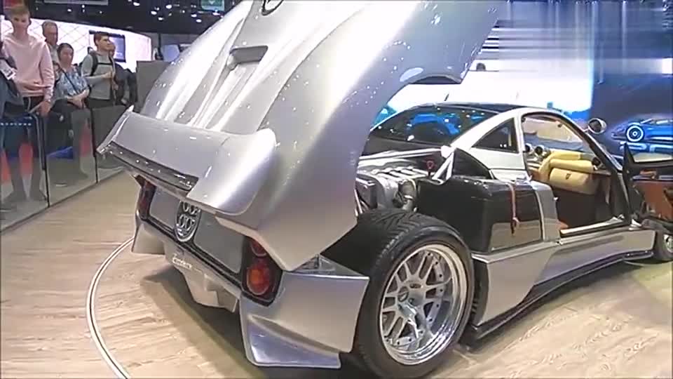 超跑中的超跑，车展实拍帕加尼Zonda，相当拉风