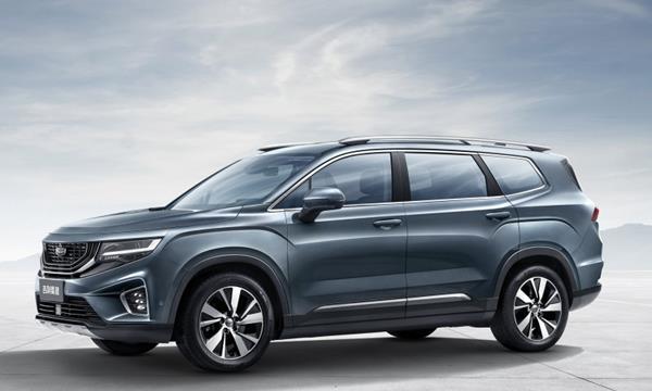 吉利中型SUV豪越官图发布提供5座／7座可选